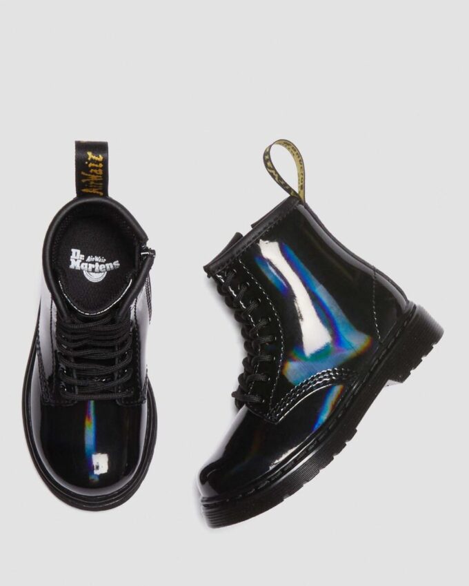 TODDLER 1460 RAINBOW Patent Leather Cizme cu șireturi TODDLER 1460 RAINBOW Patent Leather Cizme cu șireturi
