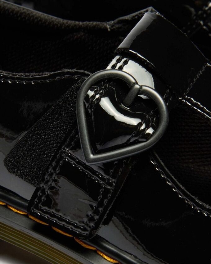 YOUTH POLLEY II Pantofi din Patent Leather cu inimioare